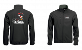 softshell anthracite logo rouge
