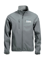 softshell gris logo bleu devant