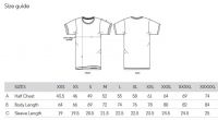 size tshirt